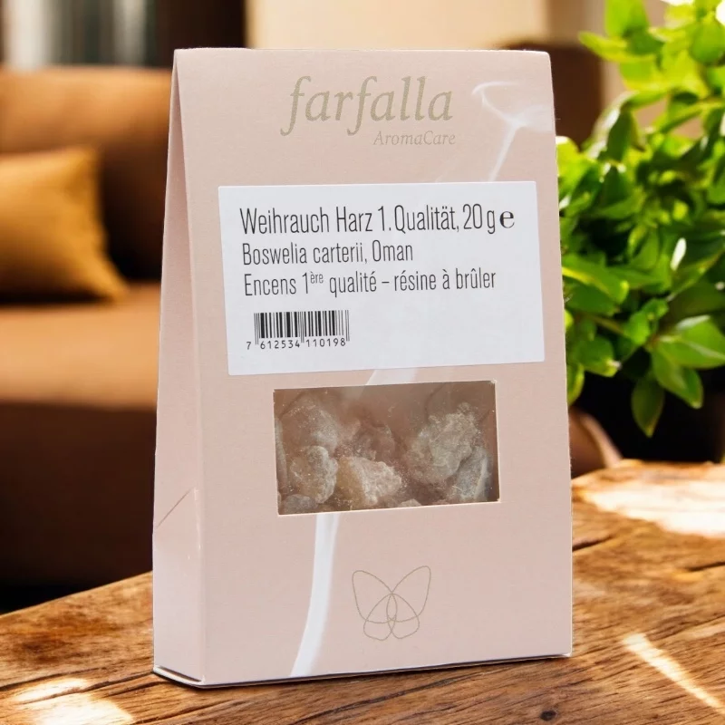 Weihrauch 1. Qualität Räucherharz - 20g - Farfalla