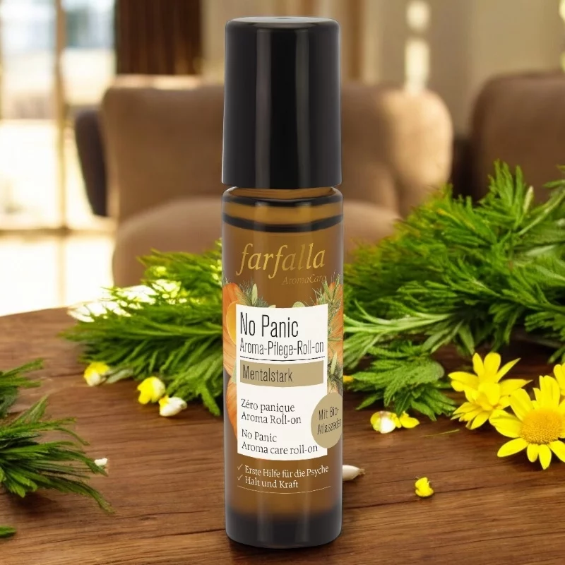No Panic Aroma-Pflege-Roll-on - 10ml - Farfalla