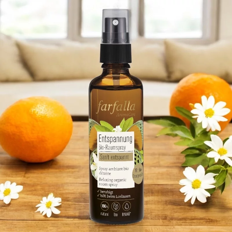 Spray ambiant Détente BIO fleur d'oranger - 75ml - Farfalla