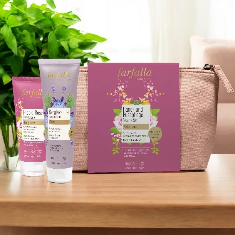 Hand- und Fusspflege BIO Beauty Set - Farfalla