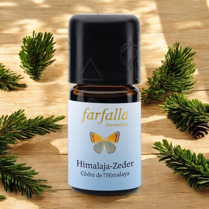 Ätherisches Öl Himalaja-Zeder Wildsammlung - 5ml - Farfalla