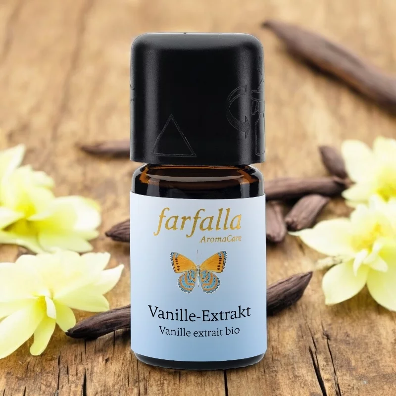 Ätherisches Öl Vanille (Extrakt) BIO - 5ml - Farfalla