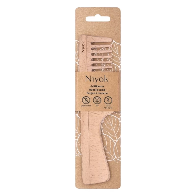 Peigne à manche en bois - Niyok