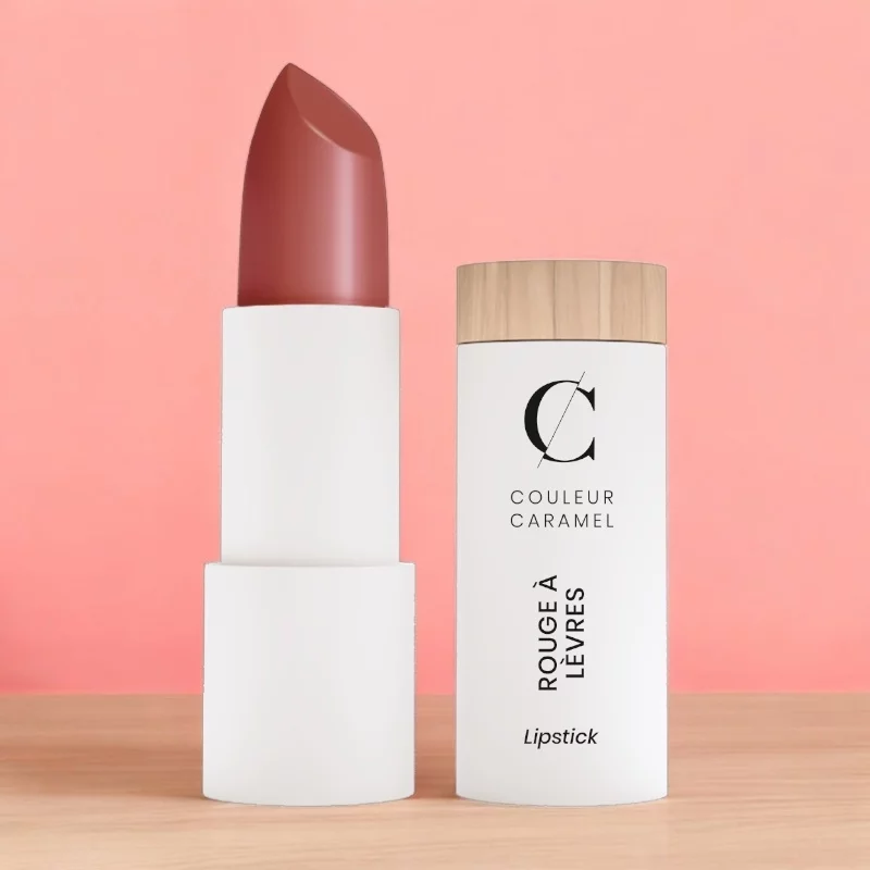 Lippenstift matt Beige rosa N°126 BIO - 3,5g - Couleur Caramel