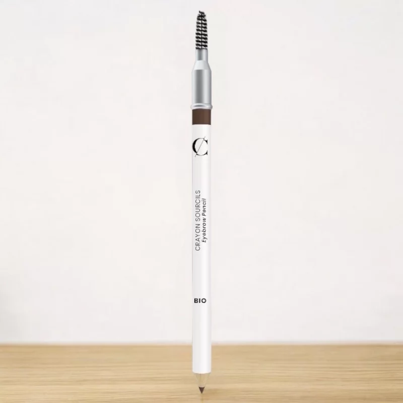 Crayon sourcils Châtain foncé N°129 BIO - 1,2g - Couleur Caramel
