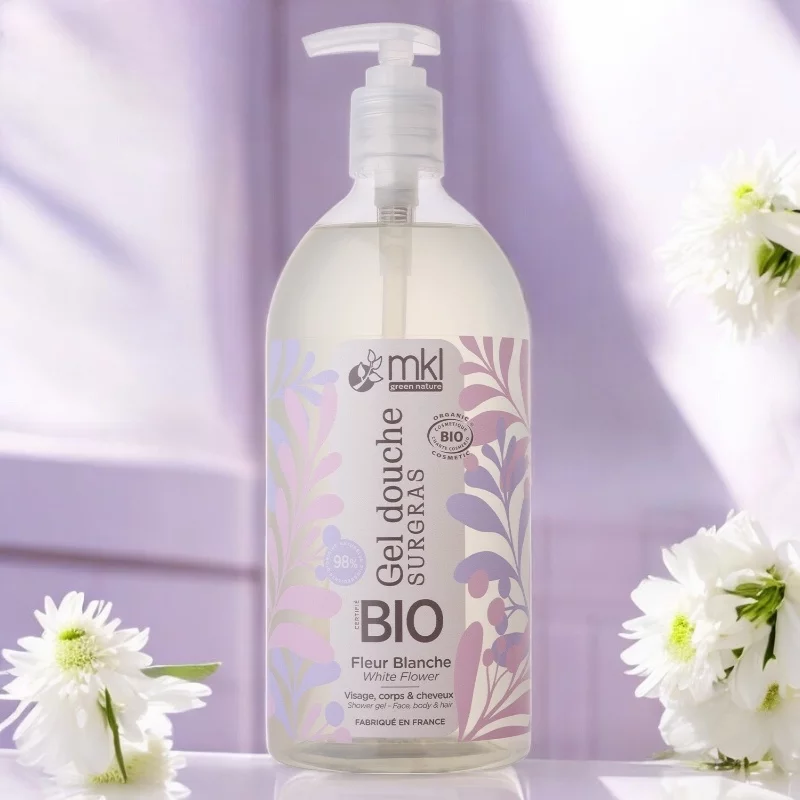 BIO-Duschgel Weisse Blüten - 1l - MKL Green Nature