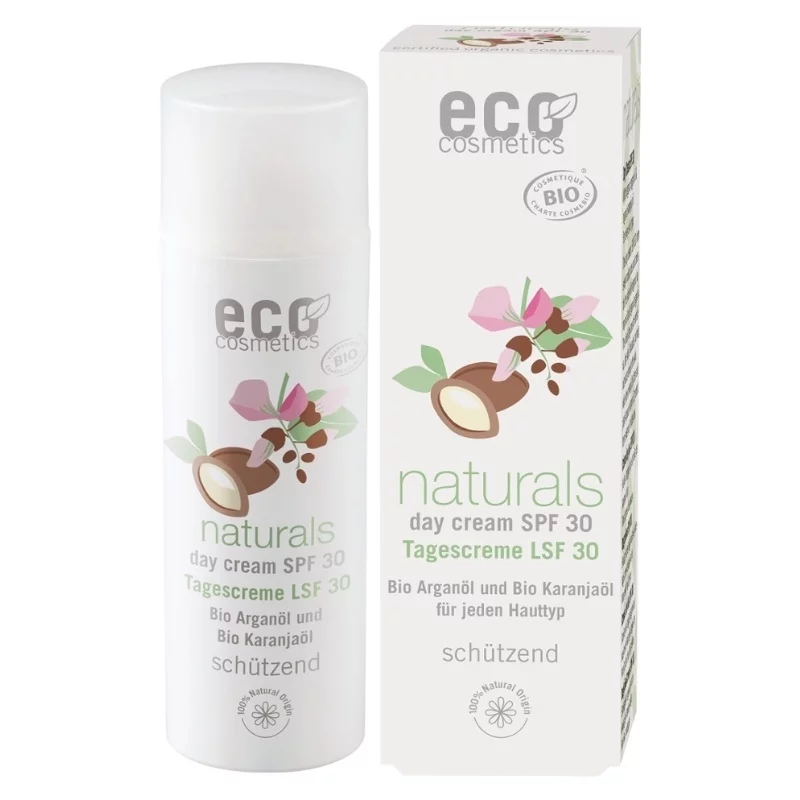 Tagescreme Gesicht LSF 30 Argan & Karanja BIO - 50ml - Eco Cosmetics