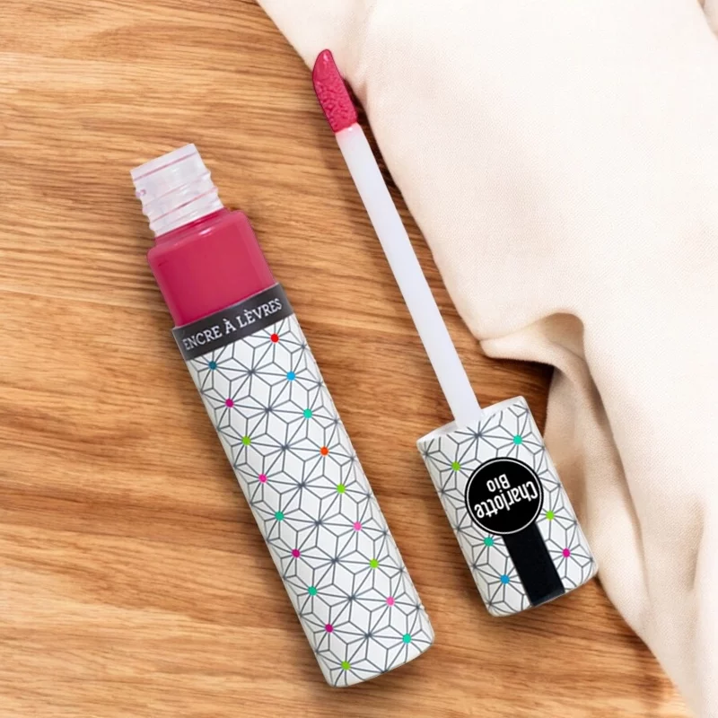 Encre à lèvres rose dolce vita BIO - 8ml - Charlotte Bio