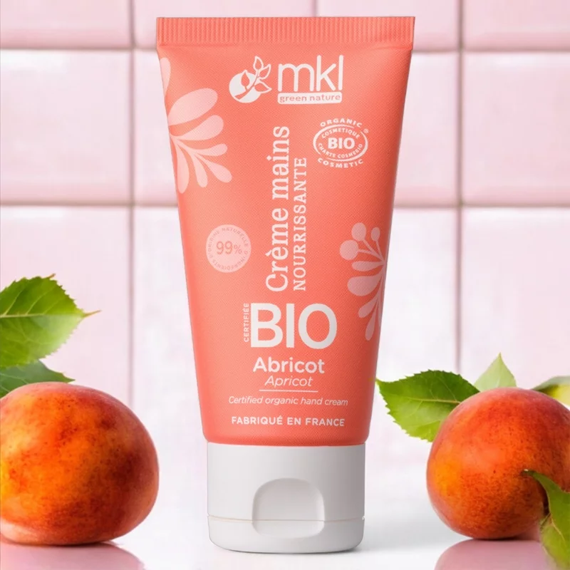 Nährende & reparierende BIO-Handcreme Aprikose - 50ml - MKL Green Nature
