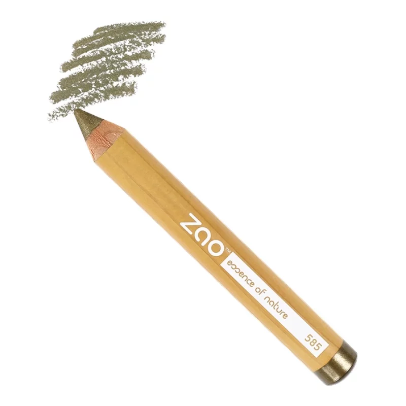 Crayon jumbo yeux Kaki doré N°585 BIO - 2g - Zao