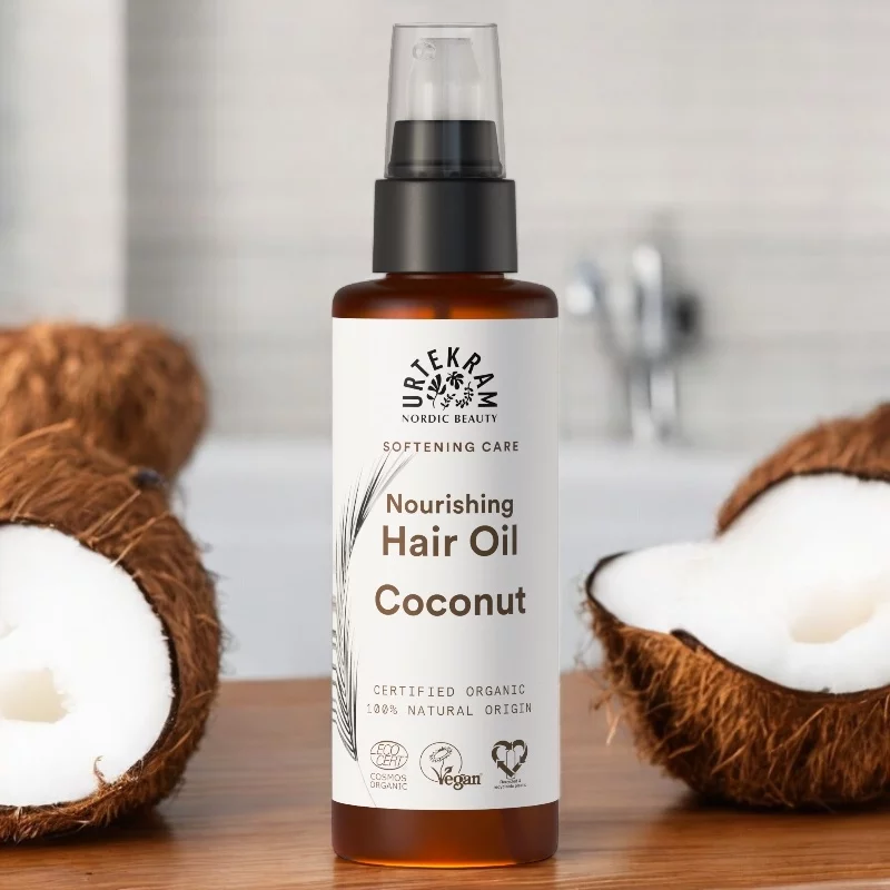 Nährendes Haaröl Kokosnuss BIO - 100ml - Urtekram
