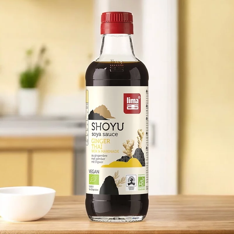 BIO-Soja Sauce mit Ingwer - 250ml - Lima