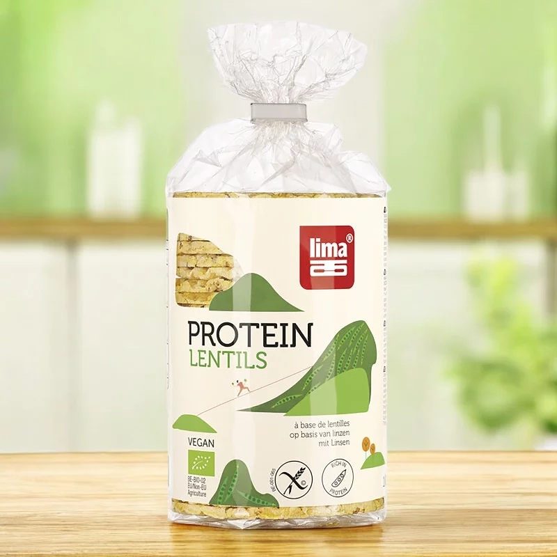 Galettes de lentilles protéinées BIO - 100g - Lima