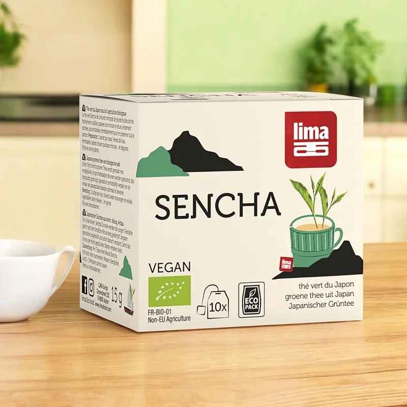 Thé vert du Japon BIO - Sencha - 10x1,5g - Lima