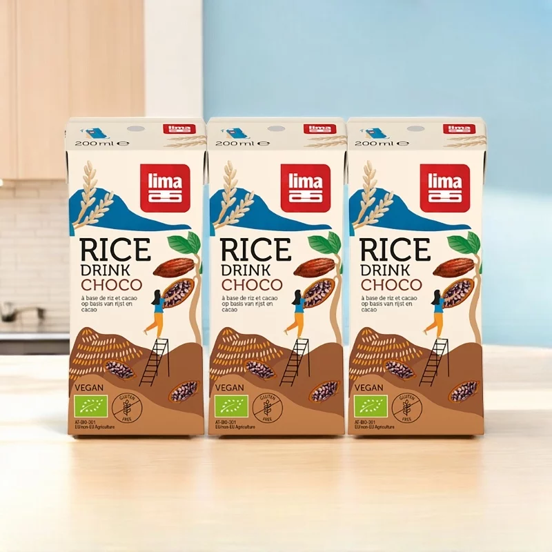 Boisson de riz avec chocolat BIO - 3x200ml - Lima