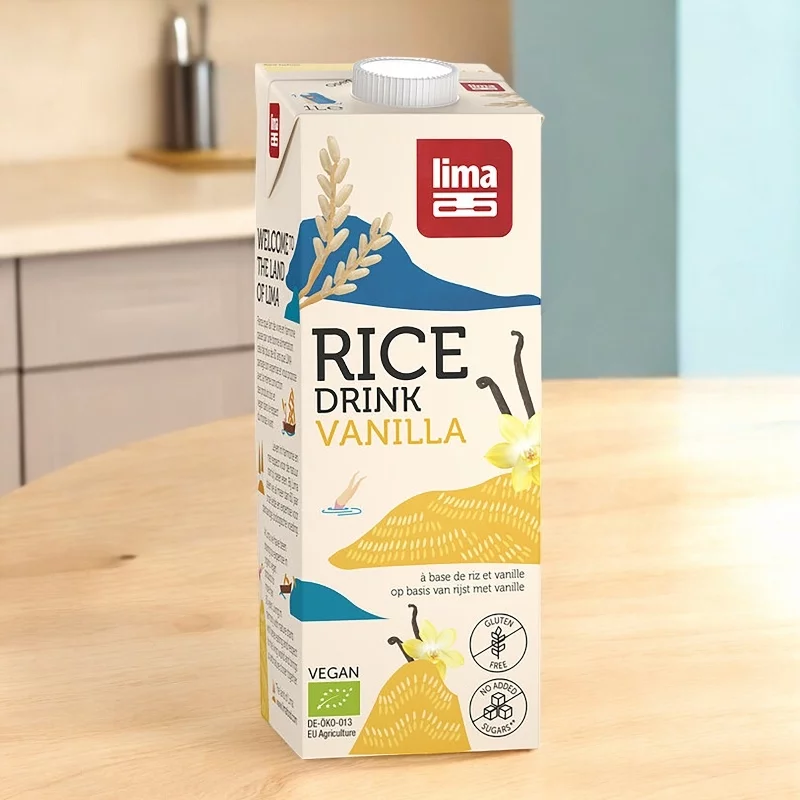Boisson de riz avec vanille BIO - 1l - Lima