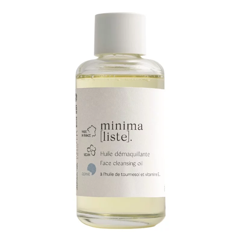 Huile démaquillante BIO tournesol & vitamine E - 100ml - Minimaliste