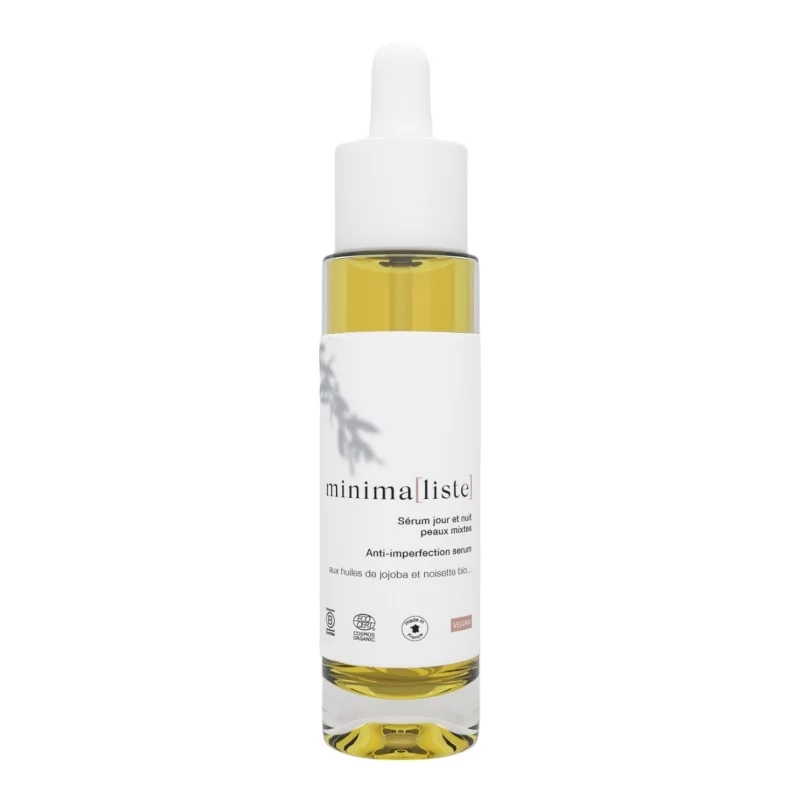 Sérum jour & nuit peaux mixtes BIO jojoba - 30ml - Minimaliste