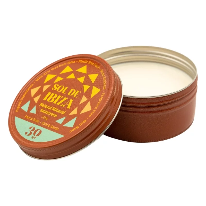 Crème solaire visage & corps BIO IP 30 - 100g - Sol de Ibiza