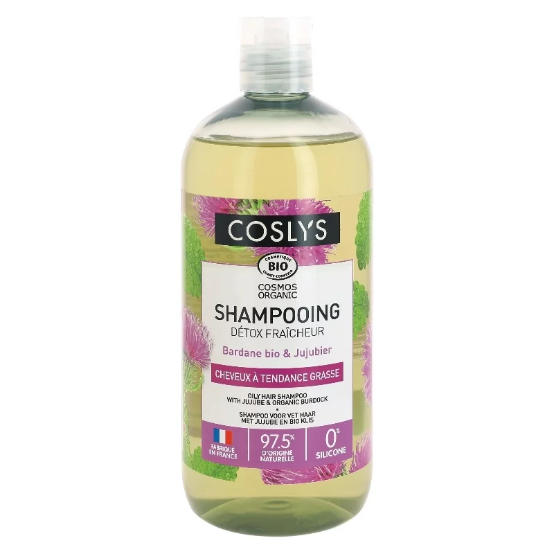 Shampooing purifiant fraîcheur BIO bardane & jujubier - 500ml - Coslys