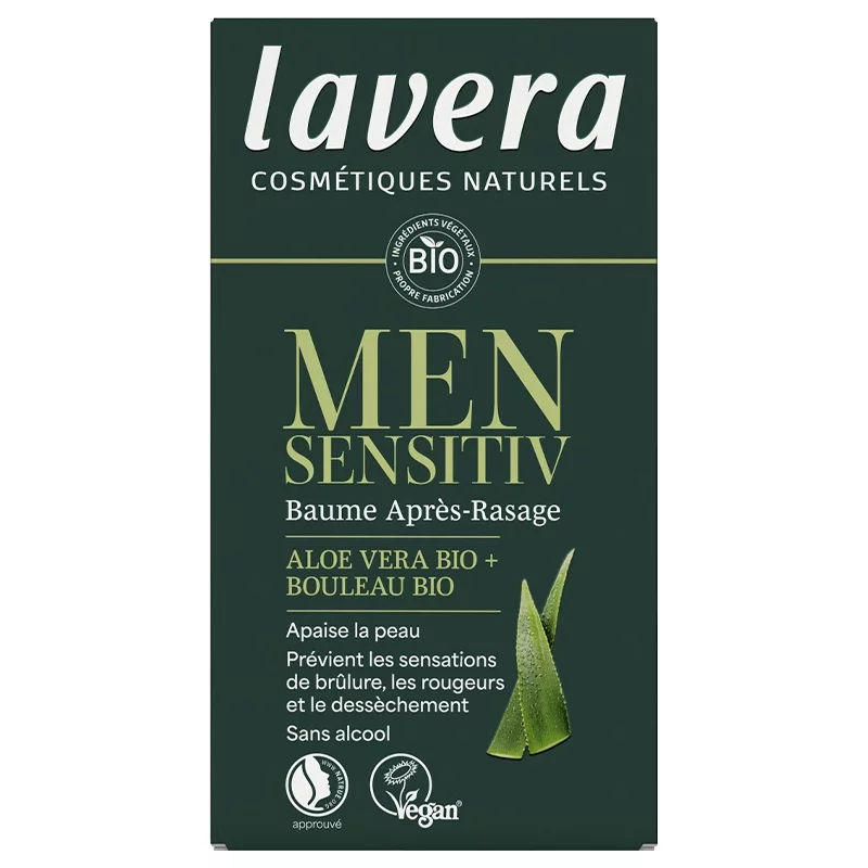 After Shave Balsam Aloe Vera & Birke für Männer BIO - 100ml - Lavera
