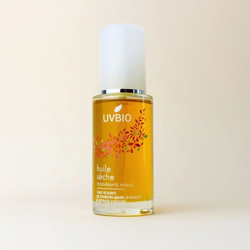 Regenerierendes Trockenöl Gesicht Avocado & Muskatrose BIO - 50ml - UVBIO