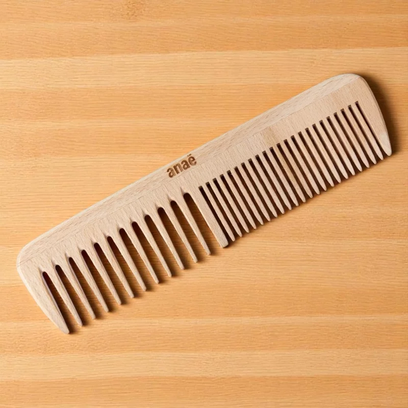 Peigne double dents en bois - Anaé