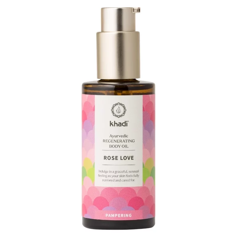 Natürliches ayurvedisches Körperöl Rose & Kurkuma - 100ml - Khadi