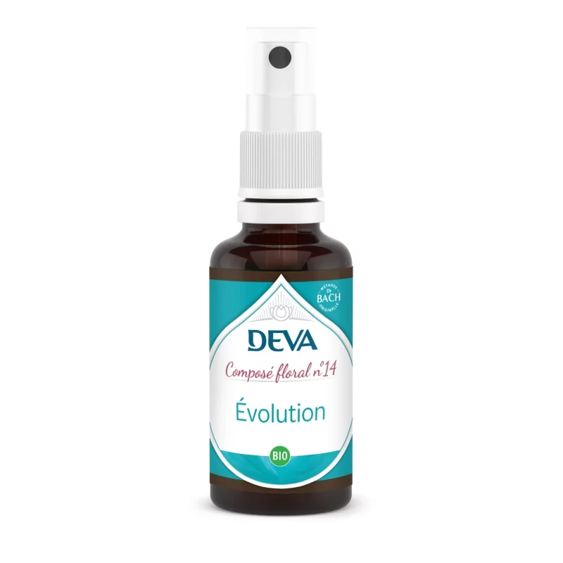 Composé floral en spray BIO N°14 Évolution - 30ml - Deva