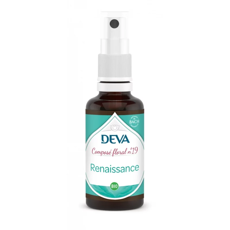 Composé floral en spray BIO N°19 Renaissance - 30ml - Deva