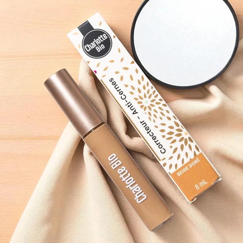 Correcteur anti-cernes beige doré BIO - 8ml - Charlotte Bio
