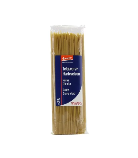 Spaghetti de blé dur BIO - 500g - Vanadis