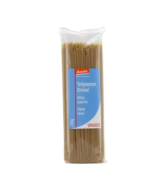 BIO-Spaghetti aus Dinkel - 500g - Vanadis