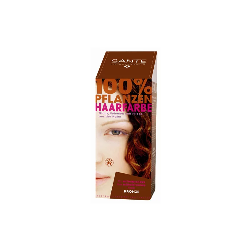 100g Sante Pulver Bronze BIO-Pflanzen-Haarfarbe