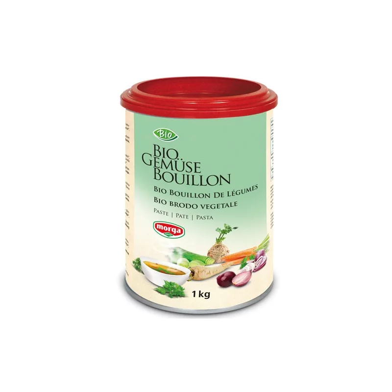 Bouillon de légumes en pâte BIO - 1kg - Morga