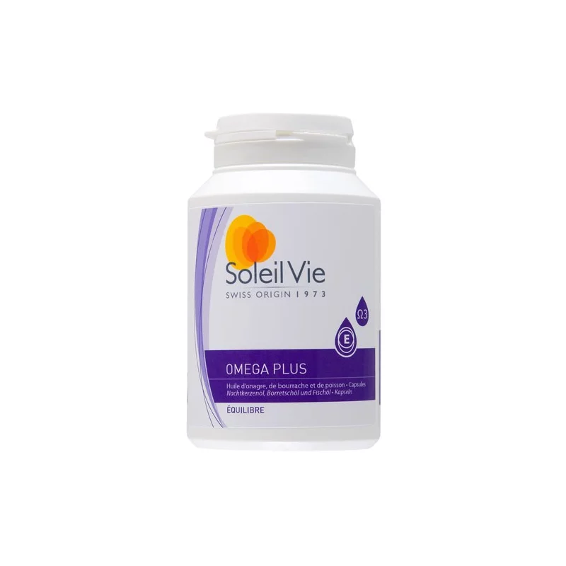 Omega plus - 120 capsules 686mg - Soleil Vie