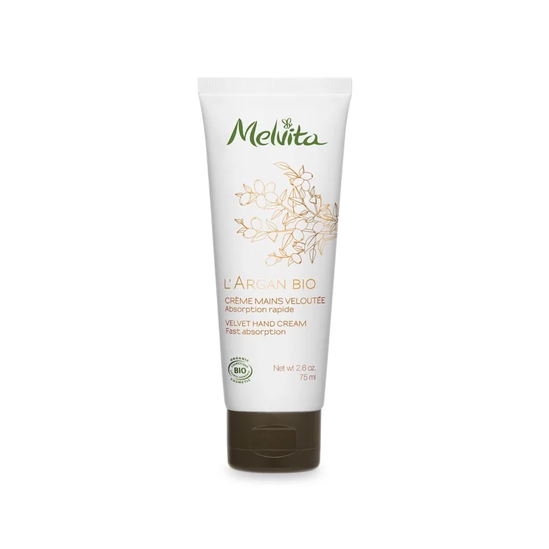 Crème pour les mains veloutée BIO argan - 75ml - Melvita L'Argan Bio