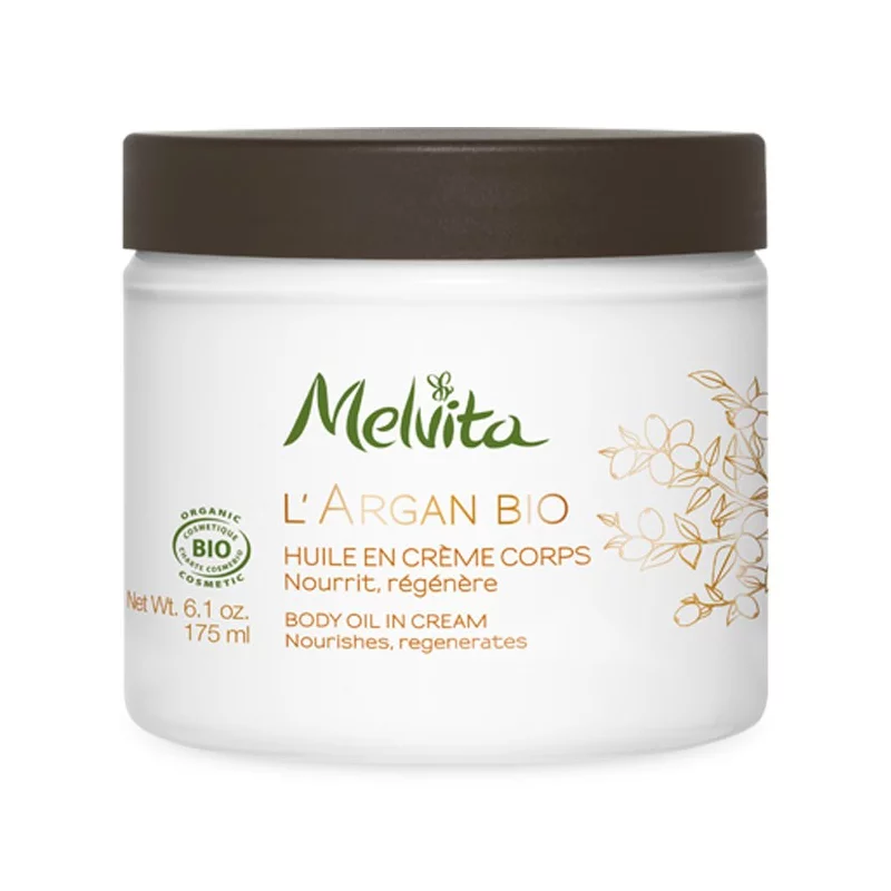 Huile en crème corps BIO argan - 175ml - Melvita