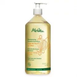 Shampooing familial extra-doux BIO miel de fleurs & tilleul - 1l - Melvita