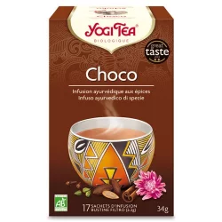 Infusion écorces de cacao, cannelle & gingembre BIO - Choco - Yogi Tea