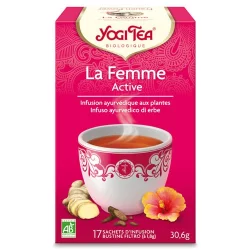 BIO-Frauentee mit Hibiskus, Angelika & Ingwer - Frauen Power - Yogi Tea