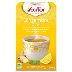 Infusion gingembre, citron & menthe poivrée BIO - Yogi Tea