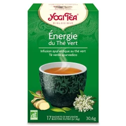 Thé vert guarana, gingembre & sureau BIO - Energie du Thé Vert - Yogi Tea