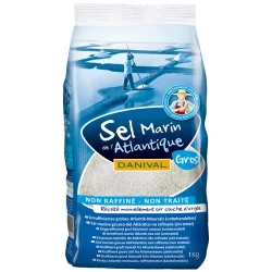 Sel marin gros de l'Atlantique - 1kg - Danival