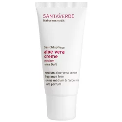 BIO-Creme Medium ohne Duft Aloe Vera - 30ml - Santaverde