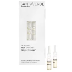 Cure d'ampoules anti-âge BIO aloe vera - 10 ampoules - Santaverde Age Protect
