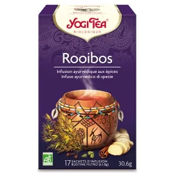 BIO-Kräutertee mit Rotbusch - Rooibos - 17 Teebeutel - Yogi Tea