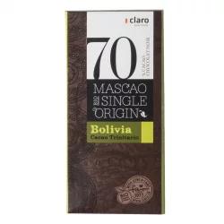 Chocolat BIO noir 70% Mascao Single Origin Bolivia - 100g - Claro