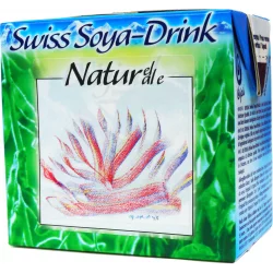Boisson au soja nature non sucré BIO Swiss soya-drink - 500ml - Soyana
