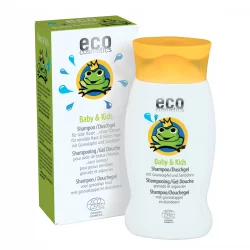 Baby & Kinder BIO-Shampoo-Duschgel Granatapfel & Sanddorn - 200ml - Eco Cosmetics
